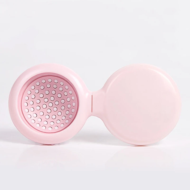 

Портативная круглая Складная расческа для волос, массажная мини-щетка для волос