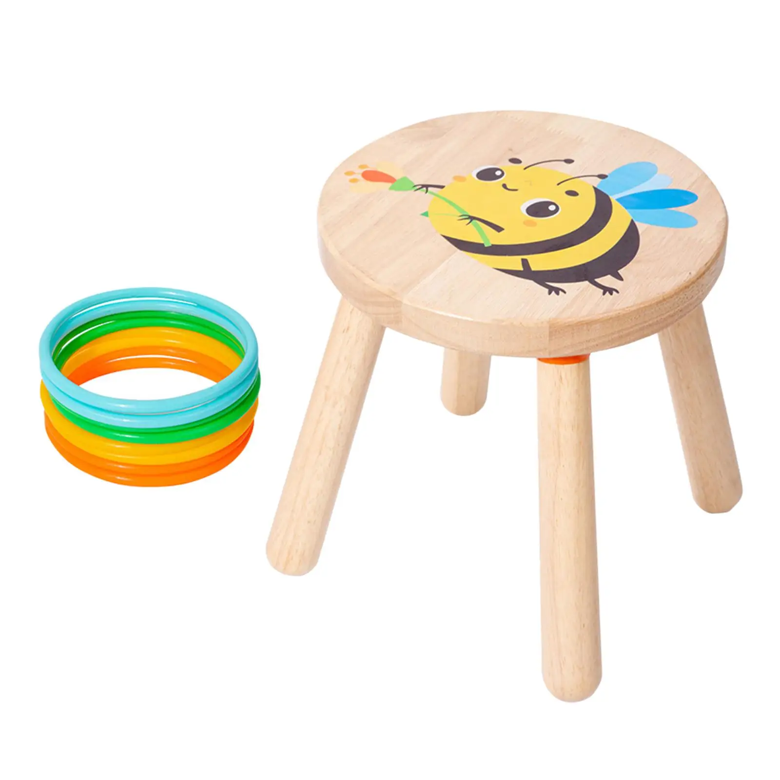 

Toss Game Set Animal Chair Lasso Game Early Learning Education Toy for Gifts