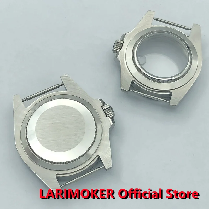 Продажа Чехол для часов LARIMOKER 40 мм Solid Border Explorer 2 Look, сапфировое стекло подходит для NH35 ETA2824 2836 Miyota8205 8215 PT5000 DG2813 3804