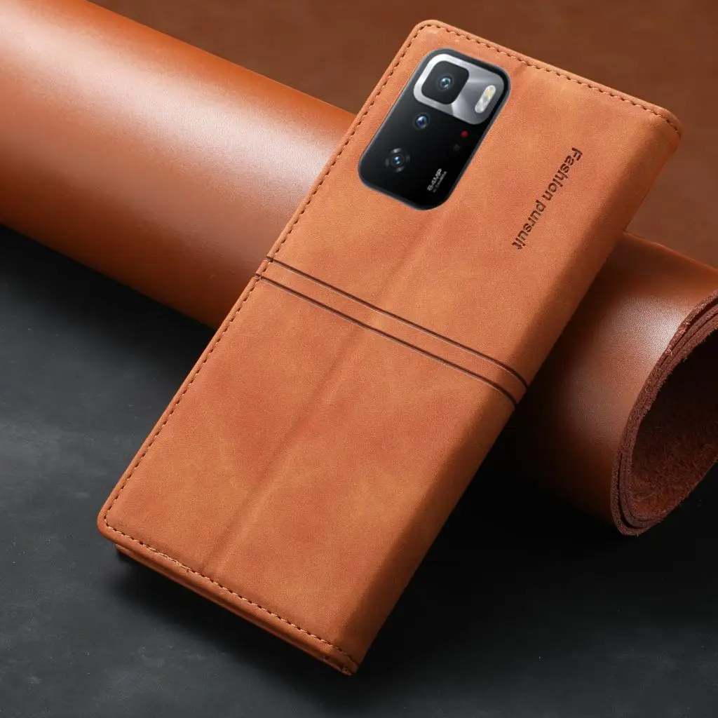 

2022 FO6 кожаный чехол для Xiaomi Poco X3NFC M3 F3 11 10T Магнитный Флип-кошелек для карт чехол для RedMi 9T Note 10 10S 9S 9 8 Pro 9A