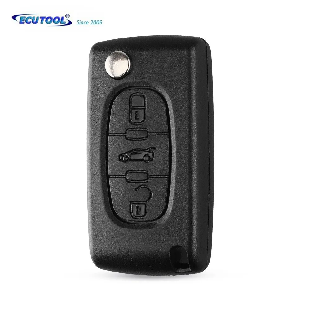 

For peugeot 407 407 307 308 607 Remote Key Case Shell Key Cover 3 Buttons Key Case CE0523