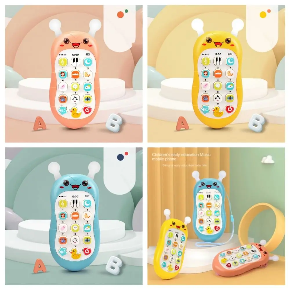 

Montessori Mobile Phone Toy for Children 1 Year Old Learning Educational Musical Phone Toy for Toddler 0 12 Month Baby Girl Gift