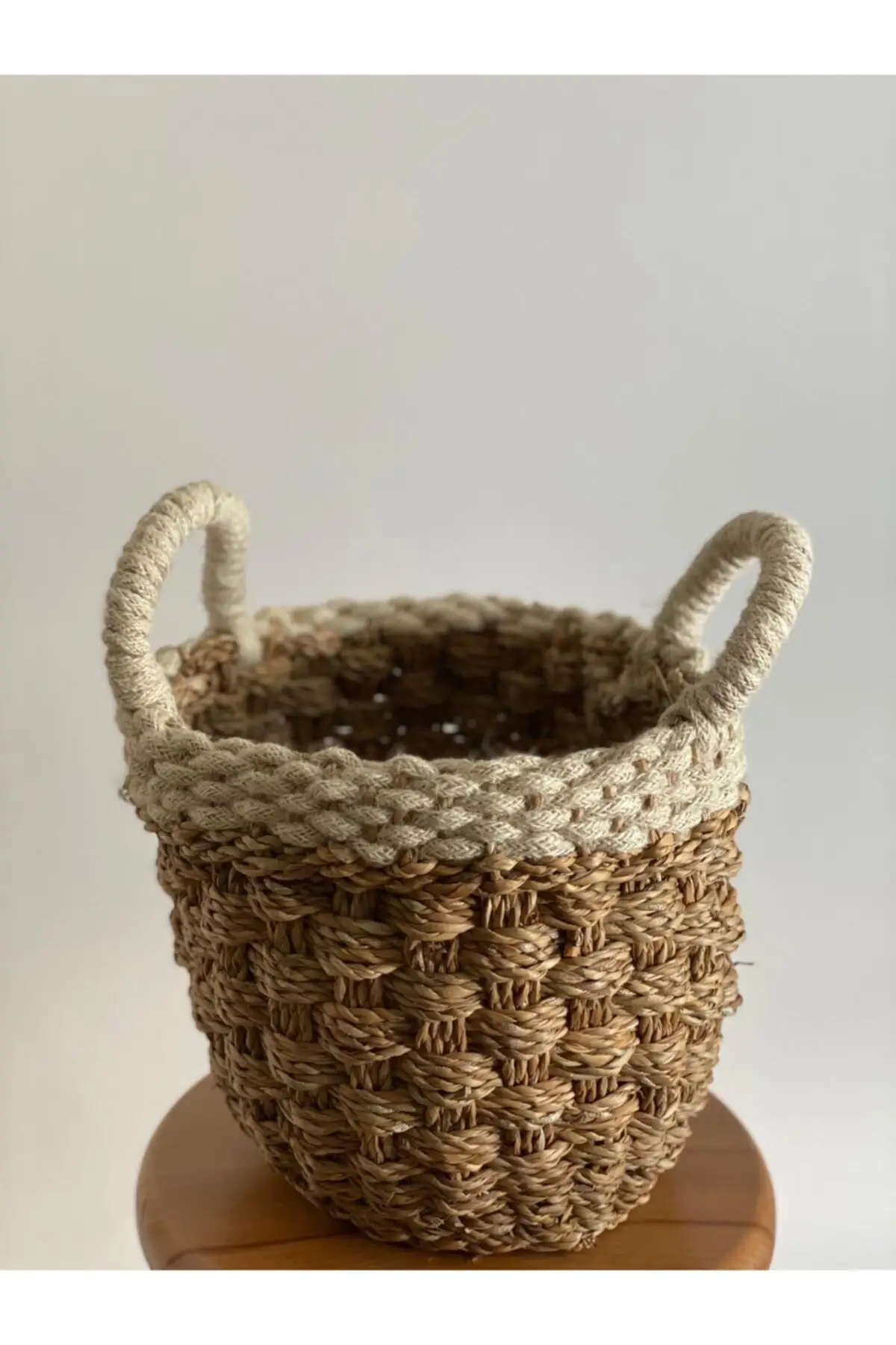 

Бамбуковые корзины для хранения ручной работы, цветочный горшок, цветочный горшок для дома, сада, игрушек, органайзер, корзина для белья в бе...