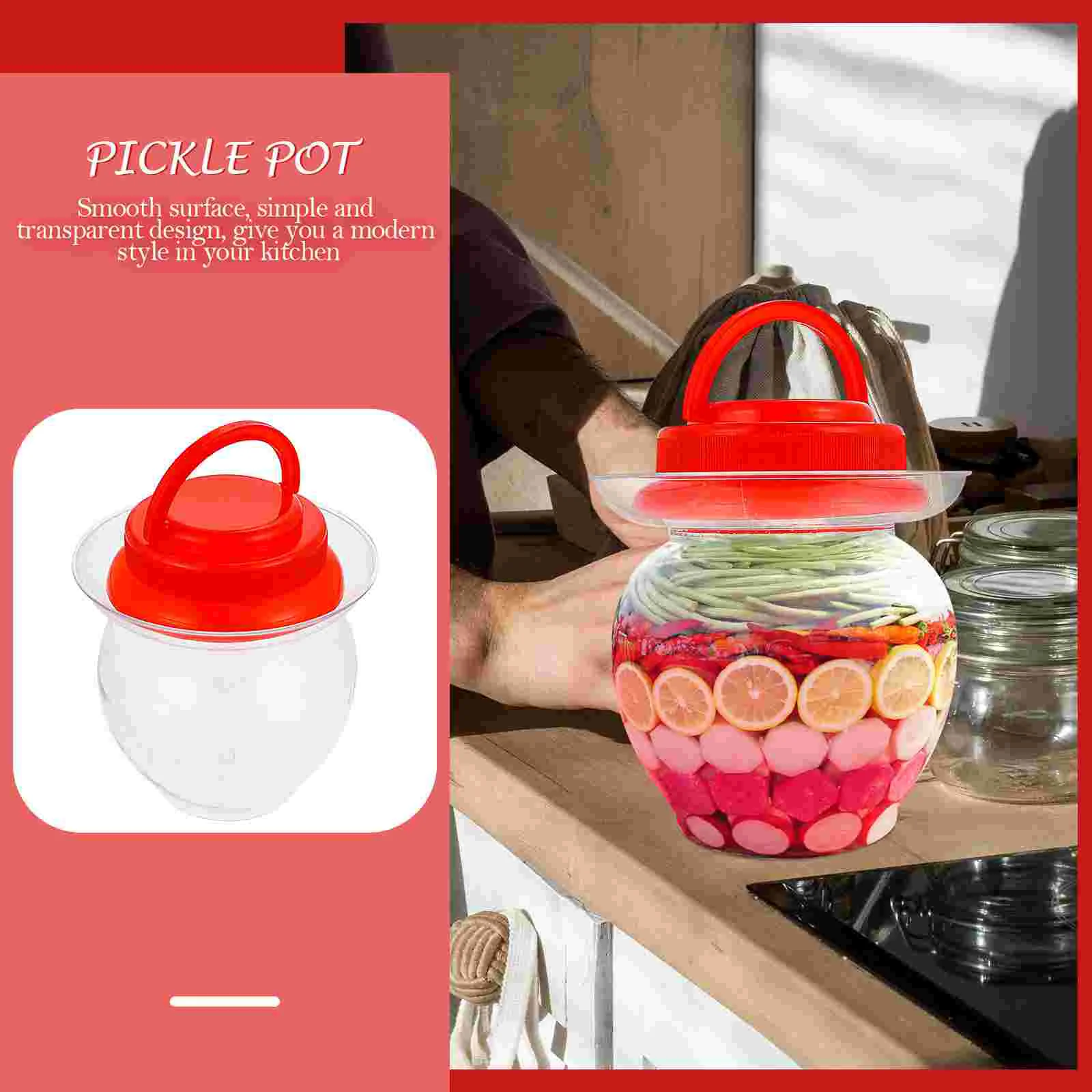 2 шт. банка для маринованных масон большая емкость кухня ресторан герметичная