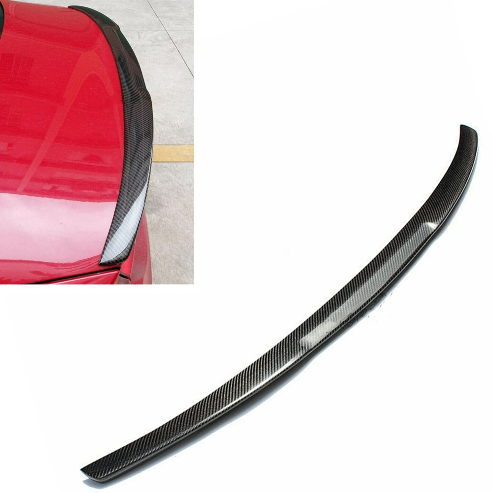 

Carbon Fiber Rear Spoiler Wing Trunk Lip Decklid Trim M4 Style For BMW 4 Series F32 420i 428i 430i 435i xDrive Coupe 2014-2019