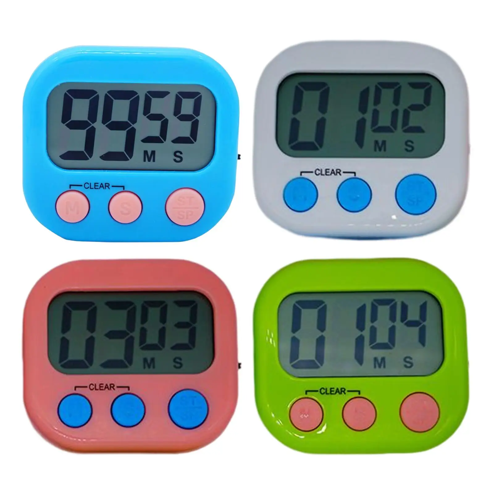 

Цифровой визуальный таймер с ЖК-экраном, Громкий будильник, классный таймер, кухонный таймер для учителей, принадлежности для офиса, выпечк...