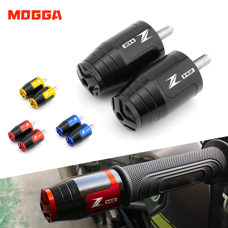 

1 Pair For Kawasaki ZH2 ZH 2 2019 2020 2021 2022 Handlebar Grips Handle Hand Grip Ends Cover Cap Slider Motorcycle Accessories