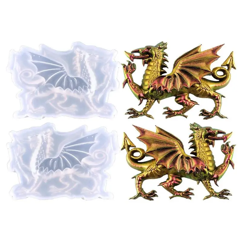 

Dragon Candle Mold Reusable Chocolate Gumpaste Mold Odorless Kitchen Baking Accessories Wedding Cake Decoration Silicon Material