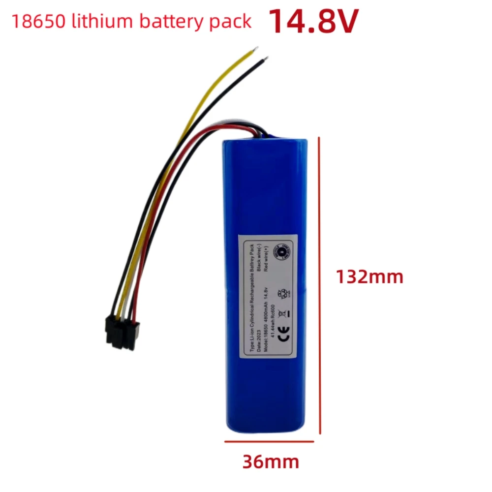 Литиевый аккумулятор 14 8 V 4800mah 18650