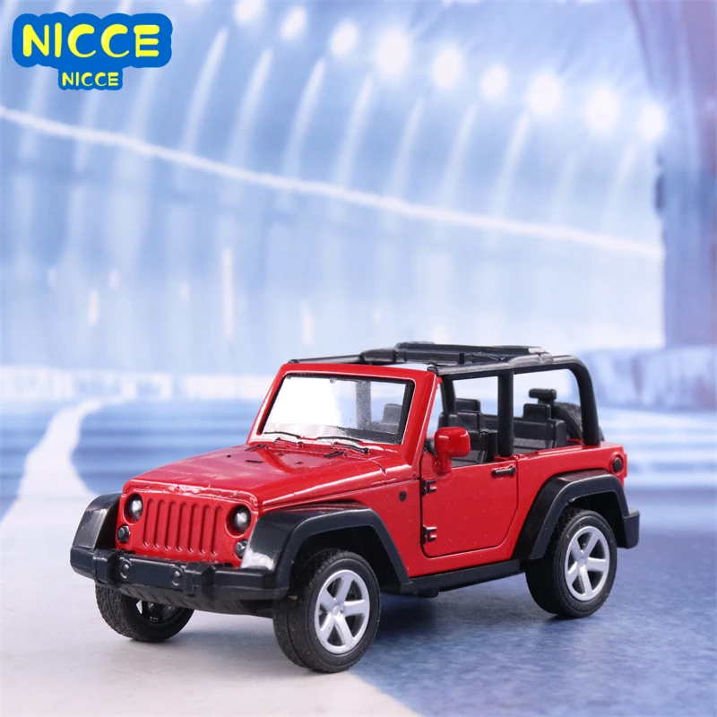 

Nicce 1:36 Jeep Wrangler Off-road Model Auto Cross-Country Convertible Metalen Auto Model Auto Ornamenten G32