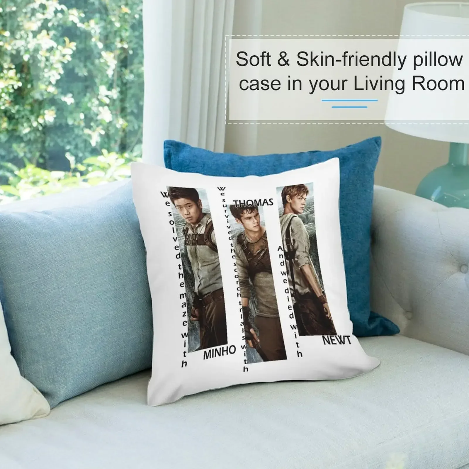 Maze Runner - Minho Thomas Newt декоративная подушка эластичный чехол для диванной подушки
