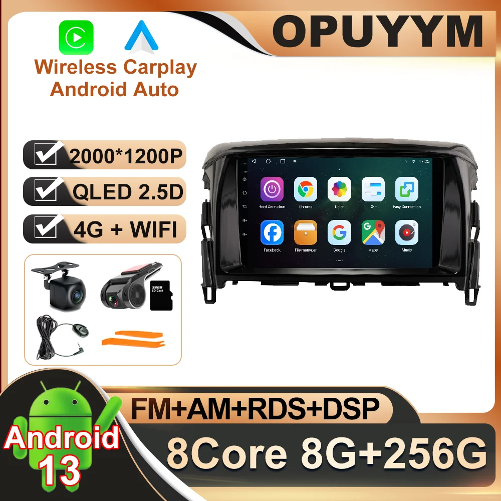 

Android 13 для Mitsubishi Eclipse Cross 2018 - 2020 автомобильный радиоприемник ADAS навигация GPS WIFI беспроводной Carplay Авто 4G LTE мультимедиа