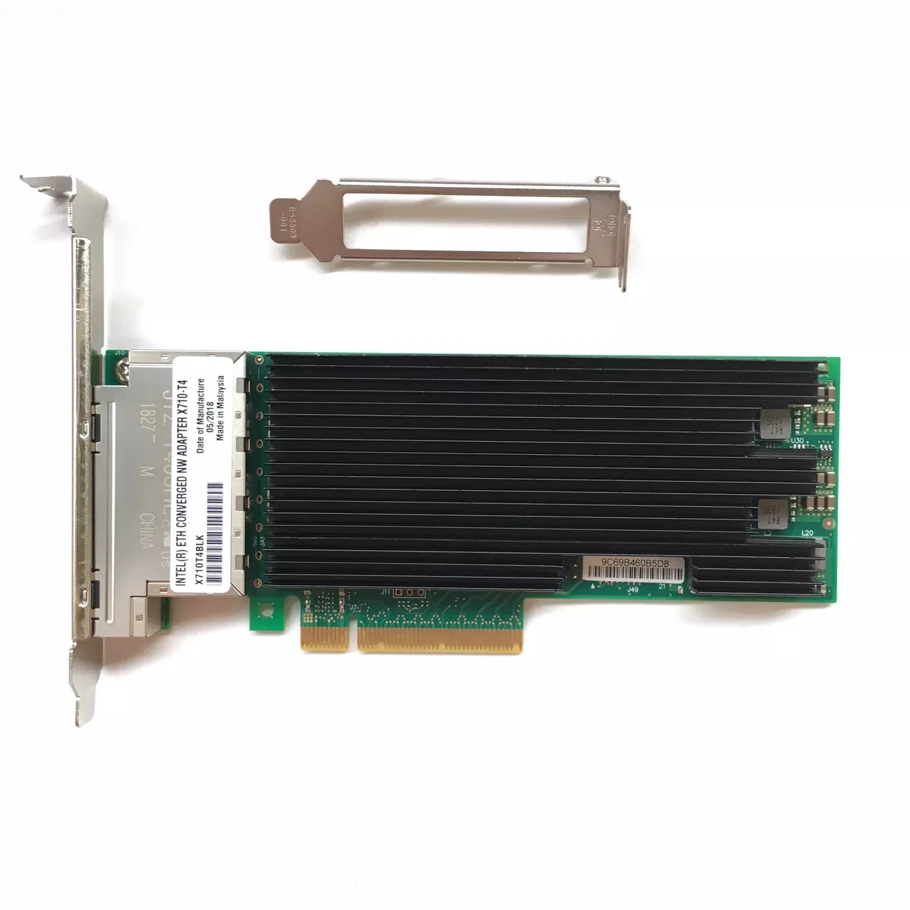 Фото Сетевой адаптер Intel X710-T4 4-портовый 10GbE Ethernet |   Серверная сетевая карта PCIe 3.0 x8 (X710T4 / X710T4BLK) №2