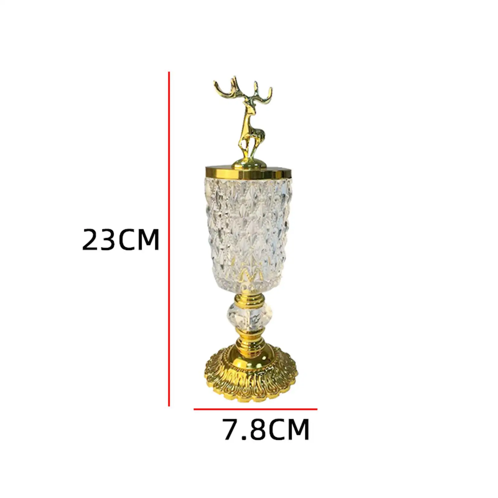 

Хрустальные стеклянные банки для хранения, контейнер для конфет для рождественской еды, сахара, настольное украшение