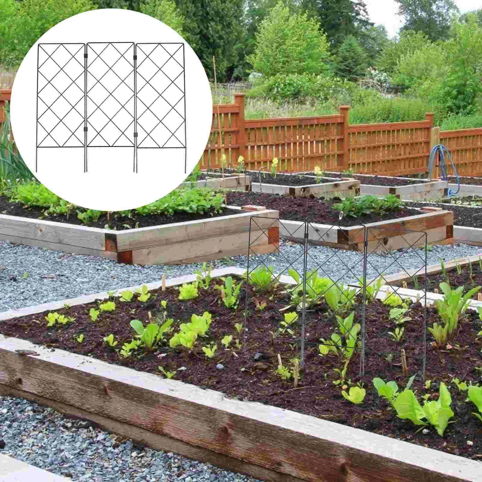 

Gardening Plant Support Bracket Folding Stand for Vine Climbing Plants Flowers