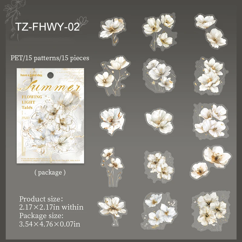 

Винтажная цветочная наклейка для домашних животных TZ-FHWY-01