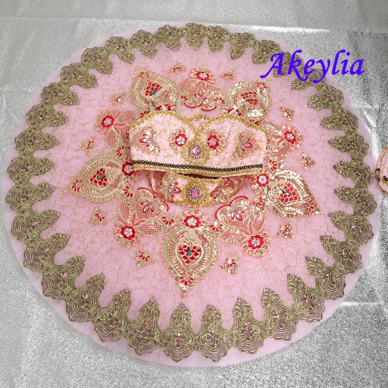 Фиолетовый Gamzatti профессиональная балетная пачка пеформенный зеленый