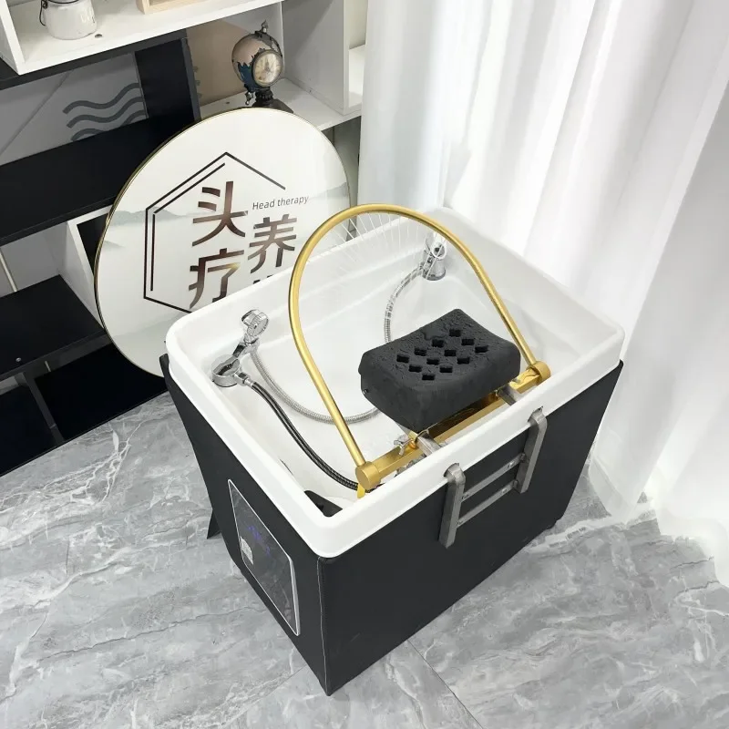 Мобильный умывальник для ухода за головами шампунь с циркуляцией воды кровать