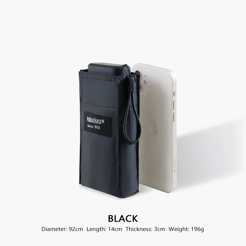 

Женский зонт PARACHASE мини складной антиультрафиолетовый