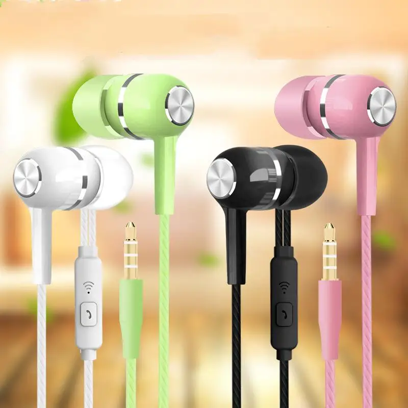 

Subwoofer Headset Gamer Wire-Controlled with Microphone Sports In Ear Earphone 3.5mm Jack for iPhone Samsung Xiaomi Headphones