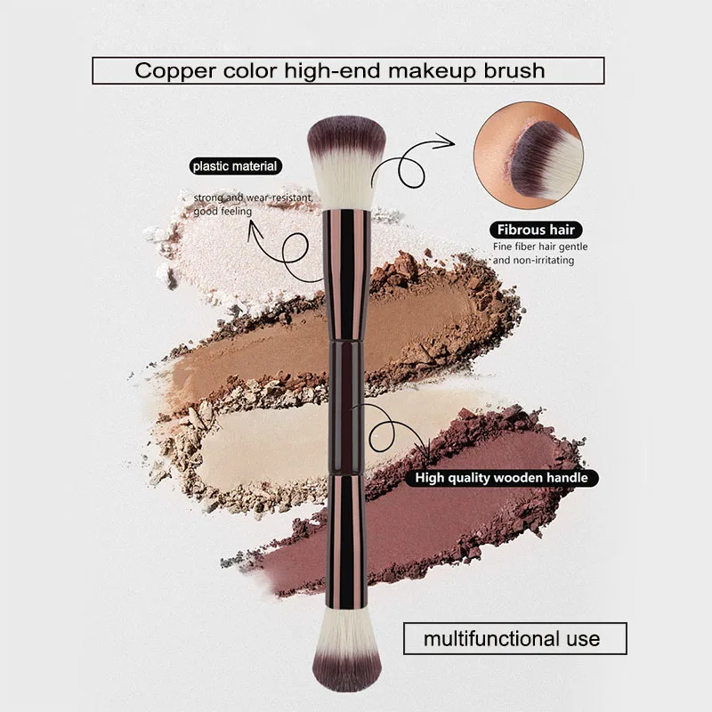 Фото Новая бесследная основа, румяна, большая маленькая основа для пирса, кисть для макияжа, профессиональный косметический инструмент без остатков №4