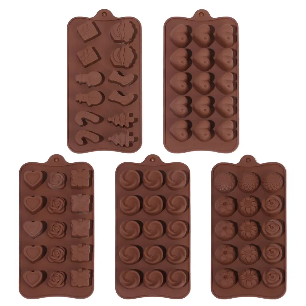 

Kitchen Accessorie Easy to Demold Baking Tool Candy Chocolate Mold Cake Mold Silicone DIY Fruit Ice