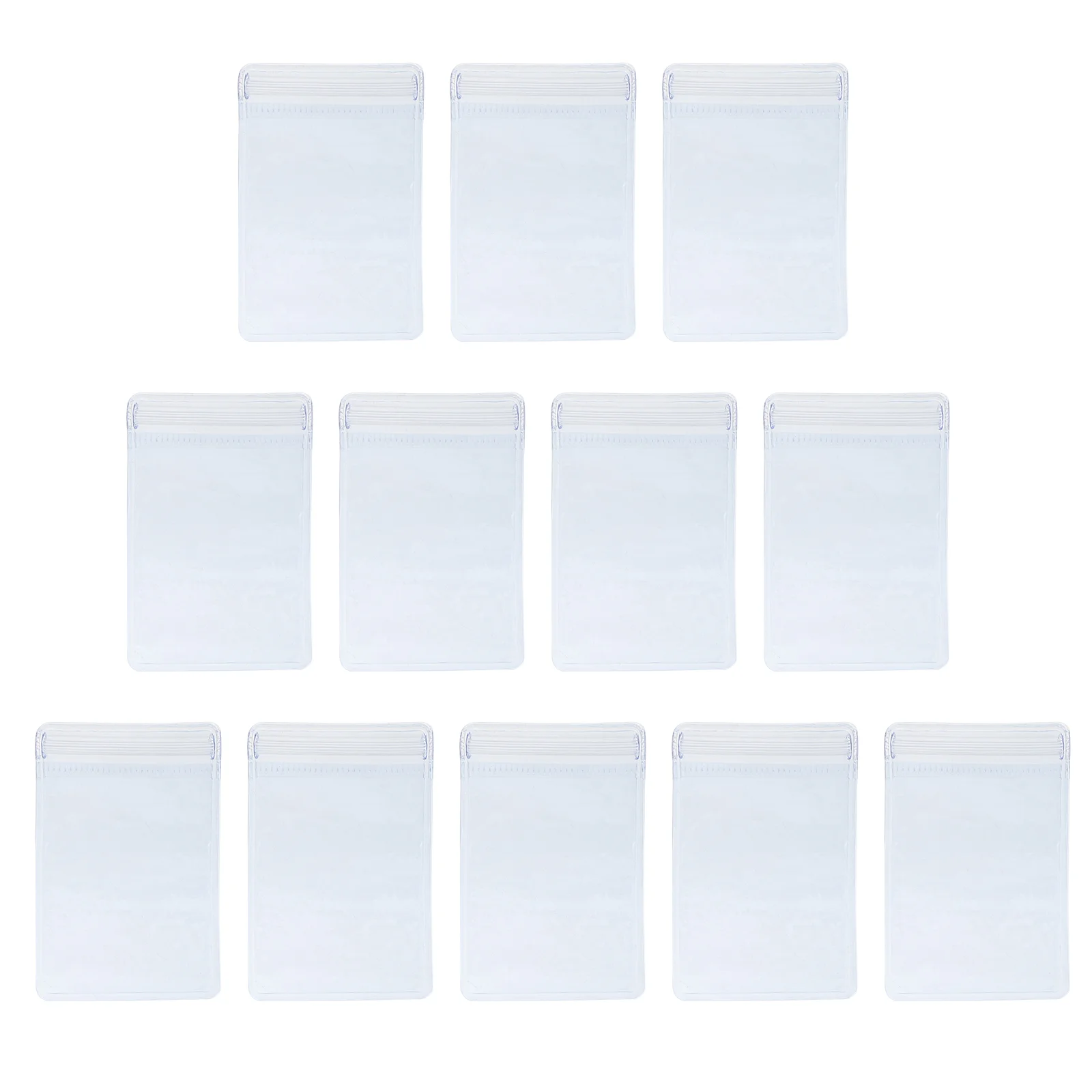 

200pcs Transparent Zipper Sealed Bags Plastic Sealing Bags Jewelry Photo Pouches