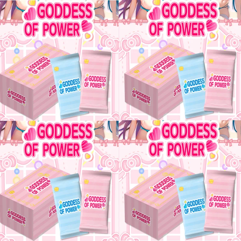 Оптовая продажа 4 коробки Goddess Of Power Story Pro Max карты коллекция аниме-персонажей