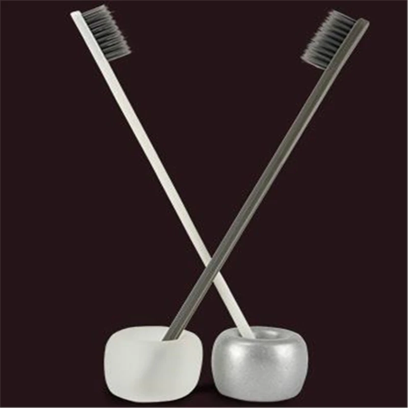 

Ultra Fine Bamboo Charcoal Toothbrushes Set Adult Reusable Soft Bristles Anti-skid Couple Toothbrush Men Women