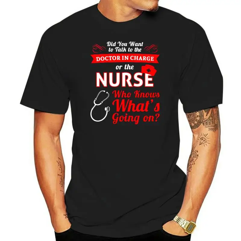 

Men T Shirt Nurse Who Knows What's Going On Women tshirt