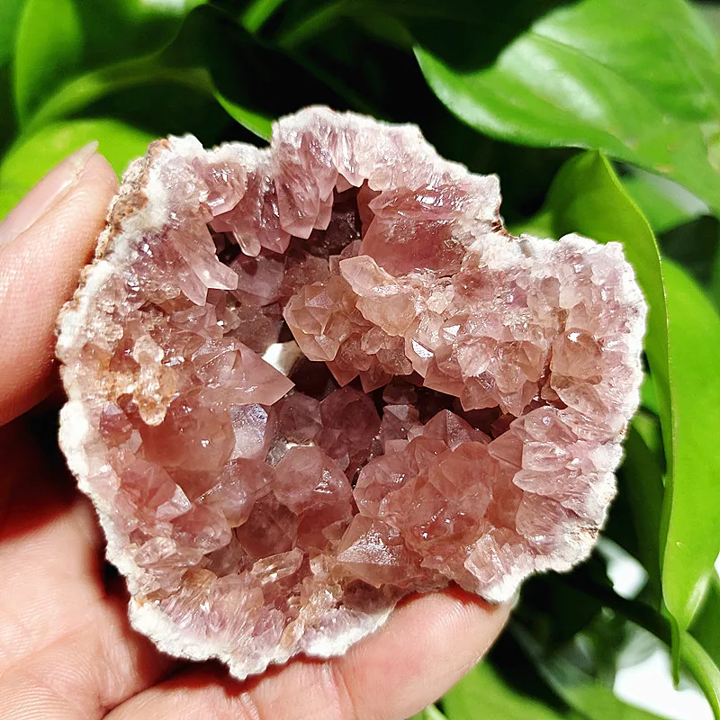 

Natural Pink Amethyst Stone Quartz Raw Crystal Geode Room Decoration Argentina Amethyste Real Mineral Spiritual Healing Crystals