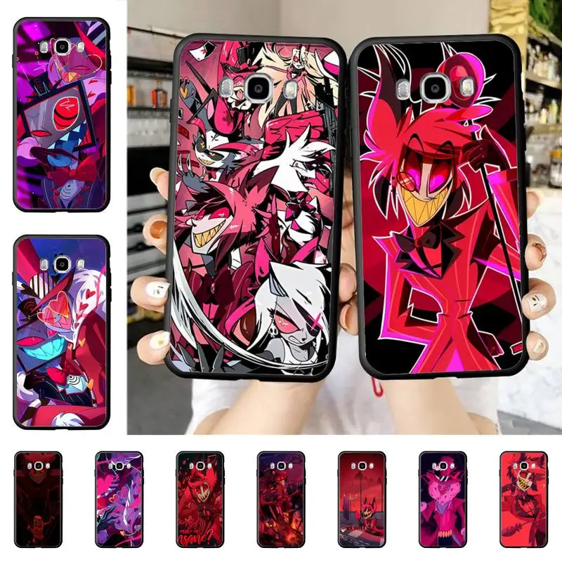 

H-Hazbin Hotel cartoon Phone Case for Samsung J 4 5 6 7 8 prime plus 2018 2017 2016 J7 core