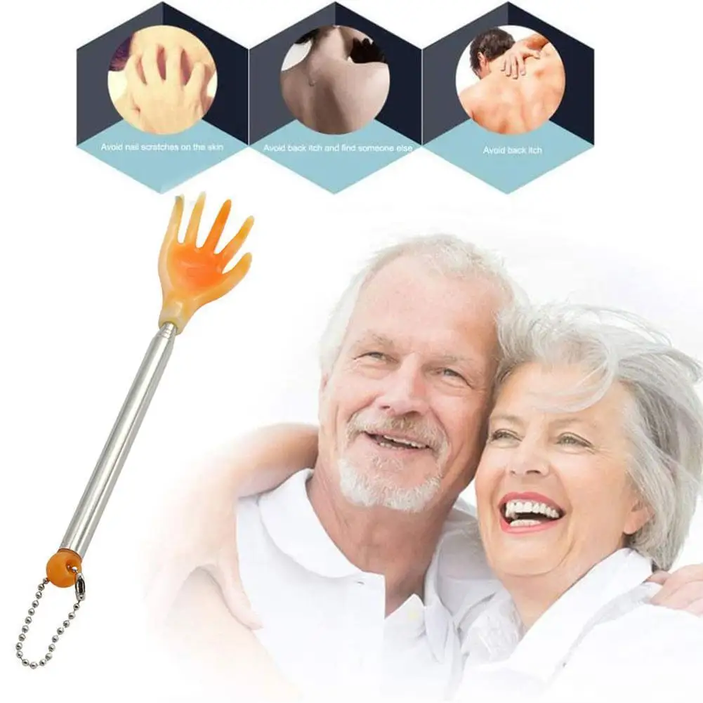 

Telescopic Scratcher Tickle Steel Back Massage Itch Anti Massage Stick For Steel Back Adjustable Relax U3H6