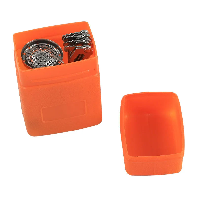 Складная уличная плита сверхлегкая мини-газовая из сплава для кемпинга пешего