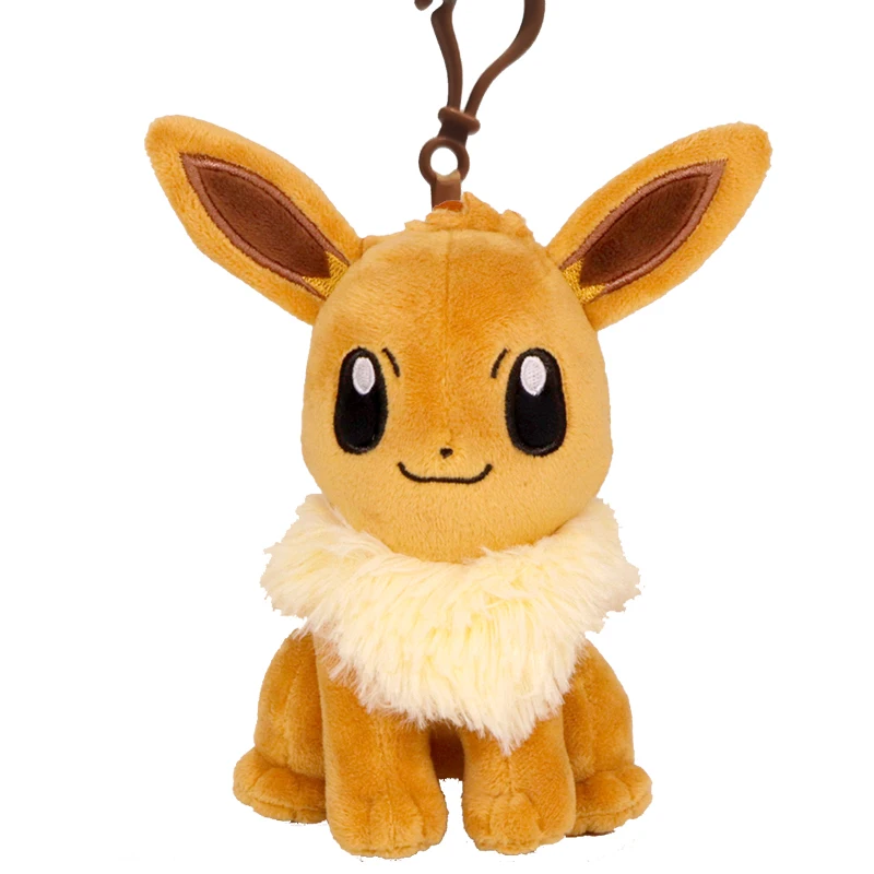 

Eevee Плюшевые игрушки-подвески Eevee Keychain Pokemonanime Мягкая Кукла рождественские подарки для детей оптом 6 шт./компл.