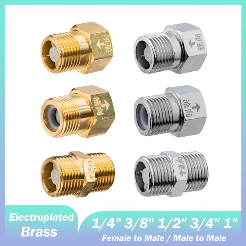 Внутренний обратный клапан для водонагрева 1/4&quot/3/8&quot 1/2&quot/3/4 &quot1&quot BSP