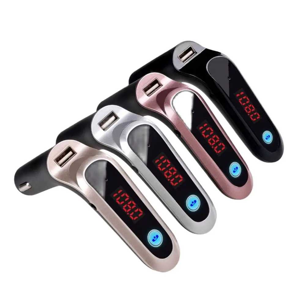 Usb Tf Card Support Charger Wireless Bluetooth Car Kit Lcd Hands-free Fm Transmitter Mp3 Music Player Mobile Phones Tablets 1.21 |