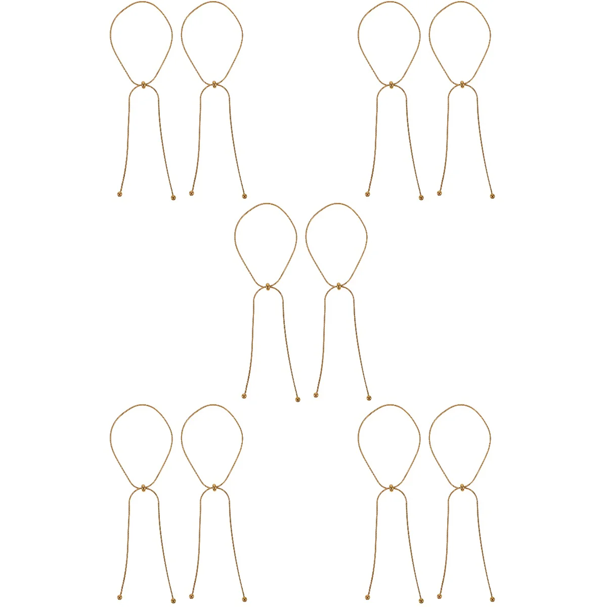 

10 шт., регулируемые браслеты на запястье