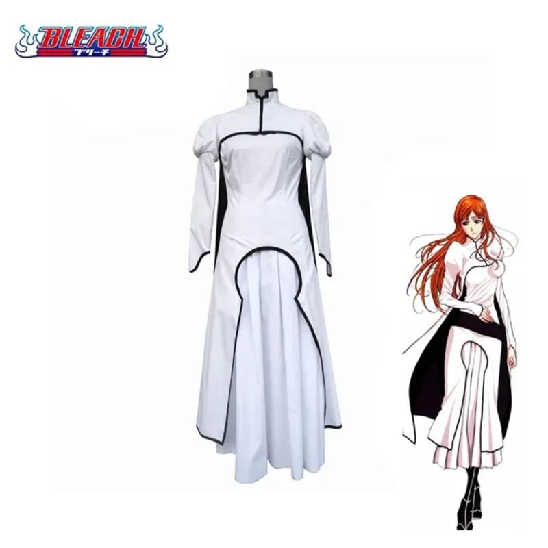 Аниме Bleach Orihime Inoue Boot Косплей Костюм Белое Платье На Заказ Хэллоуин Бесплатная