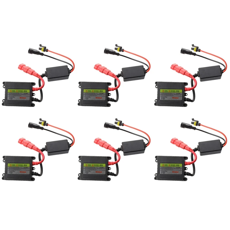 

6X тонкий балласт, Balastro Xenon HID 35W H1 H3 H3C H7 H11 H13