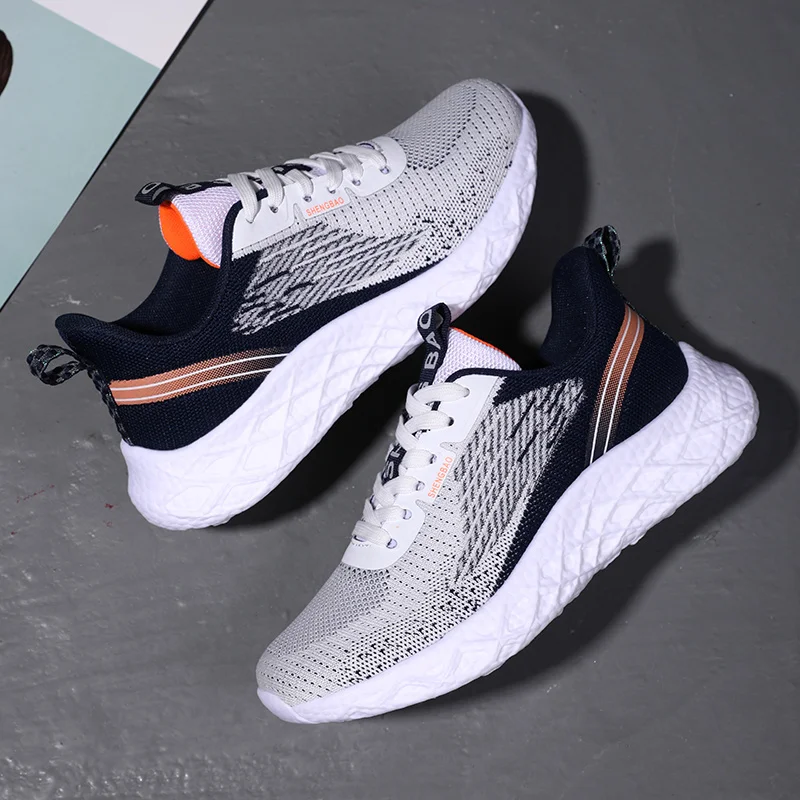

Light Running Mens Shoes Casual Couple Shoes Breathable Comfortable Outdoor Walking Sneakers Women Shoes Size 36-46