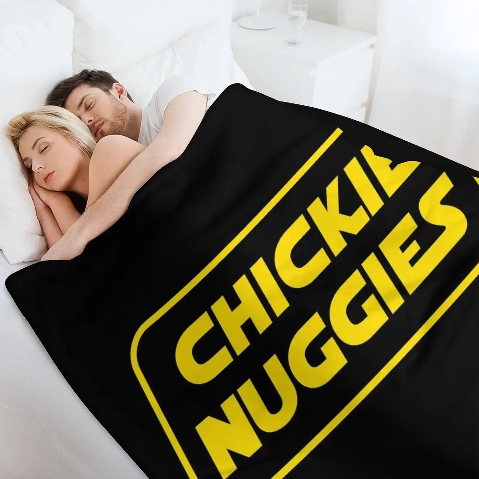 Фото Набор наклеек с двойным ценным - одеяло Chickie Nuggies, одеяла, украшения для диванов, свободные роскошные утолщенные утяжеленные одеяла №5