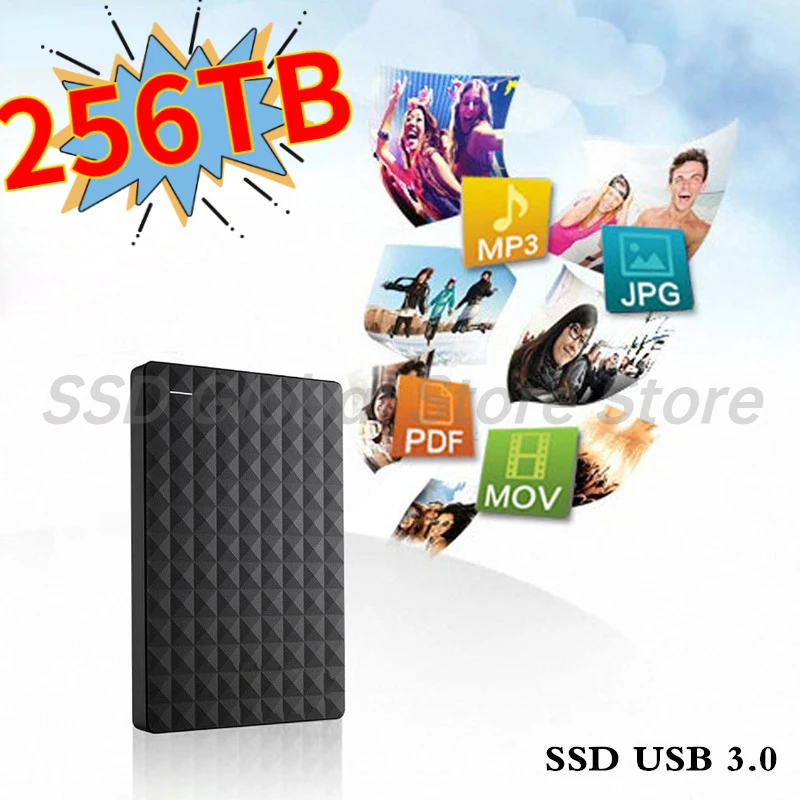 

External Hard Disk 2.5 Inch Mobile Hard Disk External High-definition 2TB 4TB 8TB 64TB 256TB Storage Usb3.0 Notebook Desktop SSD