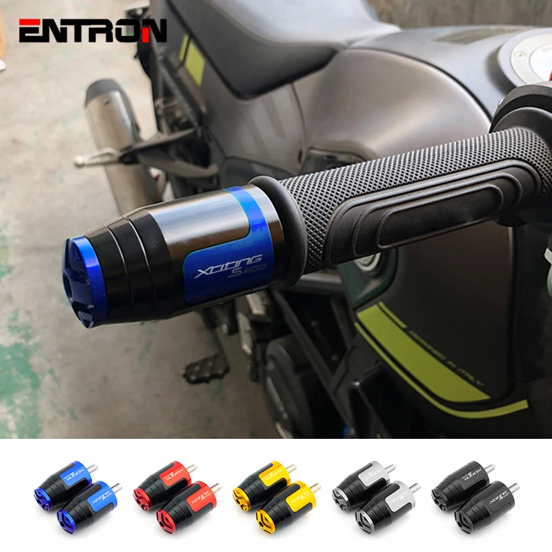 

Logo For Kymco Xciting S400 S 400 2017 2018 2019 2020 Motorcycle Handlebar Handle Bar Hand Grips Ends Cover Cap Slider Black Red