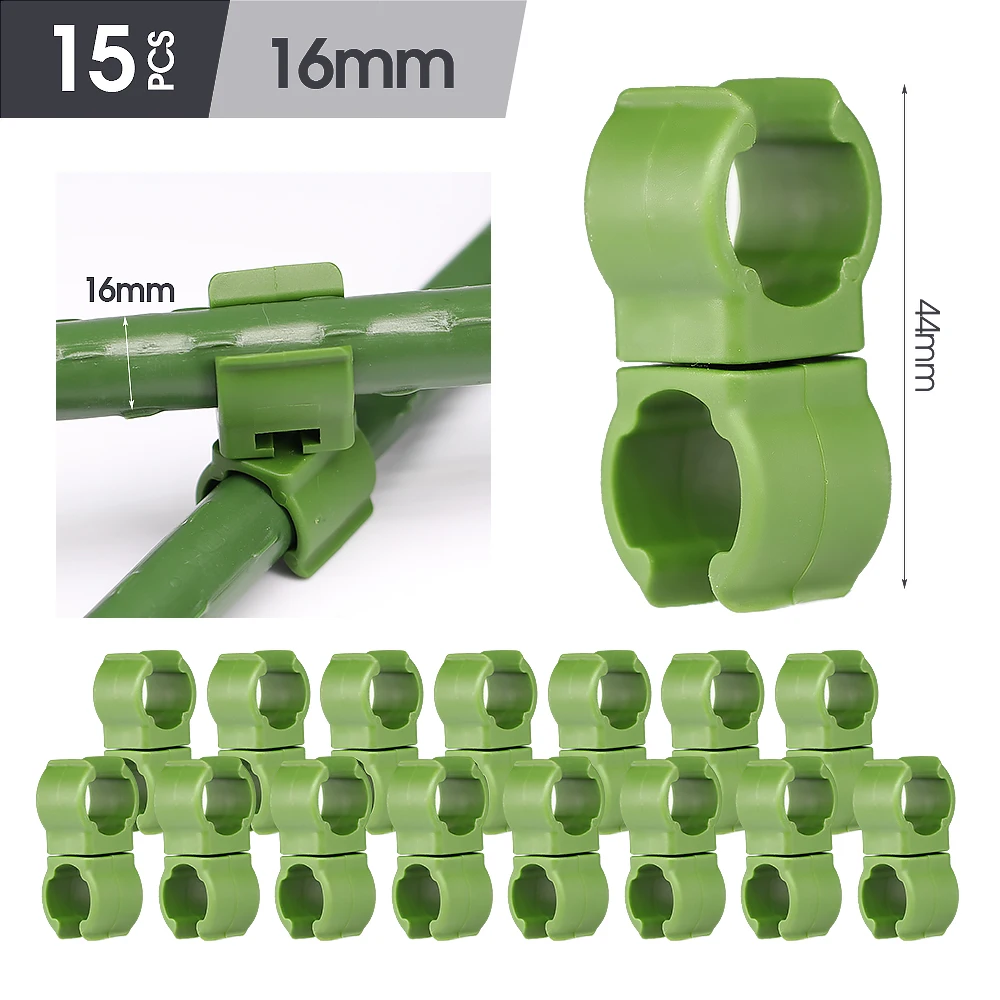 

Пластиковые крепежные зажимы для растений 8/11/16/20 мм