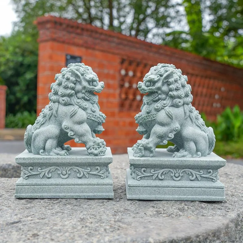 

Пара каменных статуй Foo Dogs SHMAIZYH