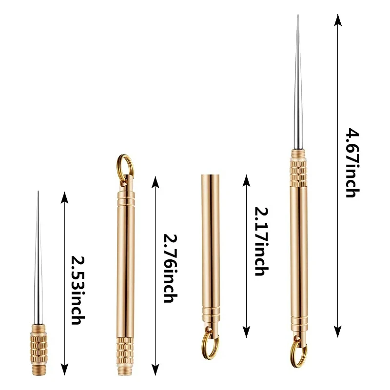 Титановая портативная многофункциональная вилка для фруктов