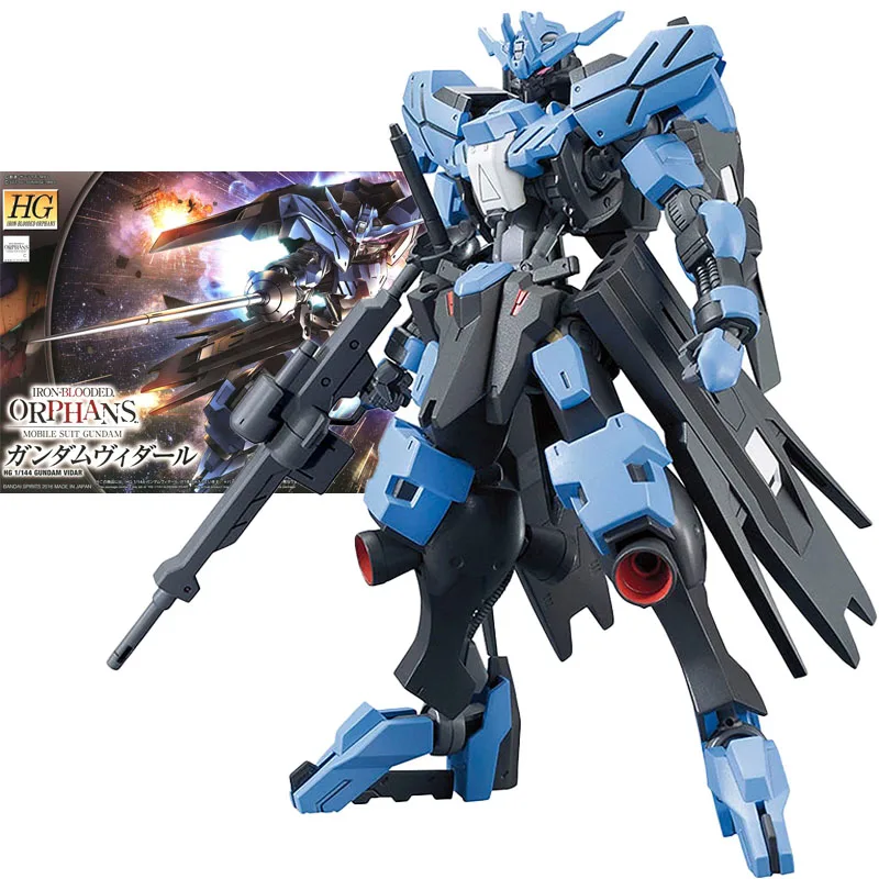 

Набор моделей Bandai Gundam, аниме фигурка HG IBO 027 1/144, оригинальная модель Gundam Vidar, аниме фигурка, игрушки для детей