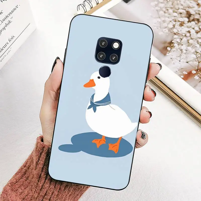 YNDFCNB Goose duck cute Phone Case For Huawei Mate 10 20 30 40 50 lite pro Nova 3 3i 5 6 SE 7 pro 7SE