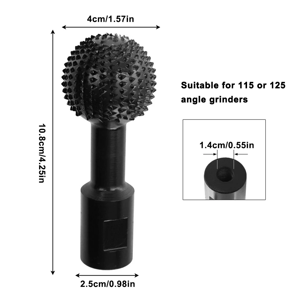 

Угловая шлифовальная машина, фреза для деревообработки, насадка из углеродистой стали, 14 мм